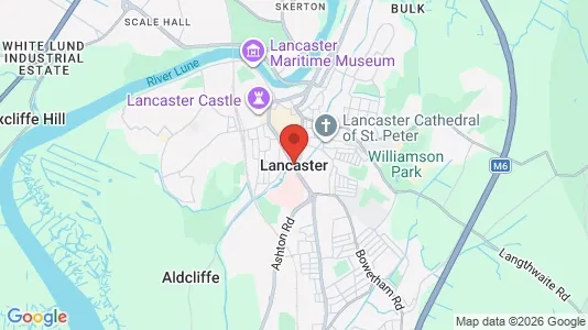 Houses for rent i Lancaster - Lancashire - kort over placeringen