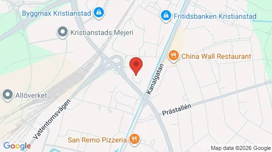Apartments for rent i Kristianstad - kort over placeringen