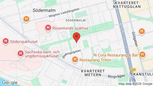 Apartments for rent i Södermalm - kort over placeringen