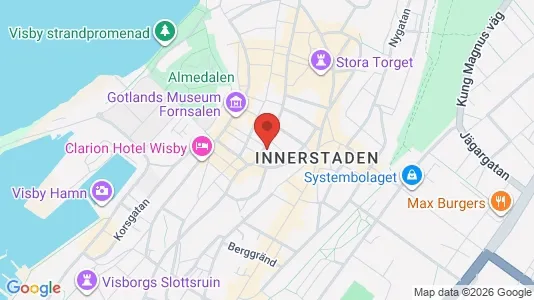 Apartments for rent i Gotland - kort over placeringen