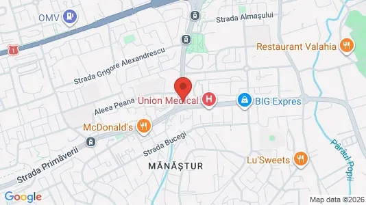Apartments for rent i Cluj-Napoca - kort over placeringen