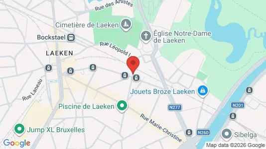 Apartments for rent i Stad Brussel - kort over placeringen