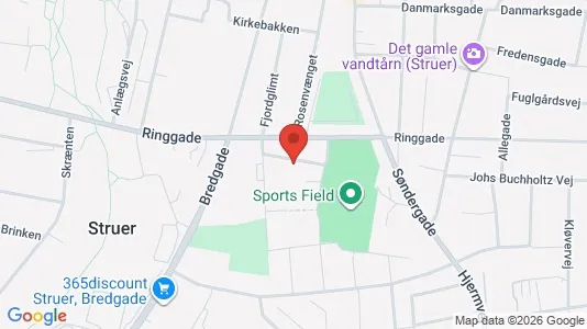 Apartments for rent i Struer - kort over placeringen