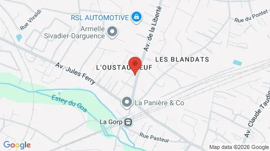 Apartments for rent i Bordeaux - kort over placeringen