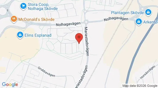 Apartments for rent i Skövde - kort over placeringen