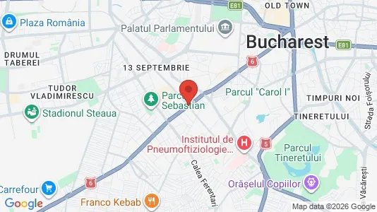 Apartments for rent i Bucharest - Sectorul 5 - kort over placeringen