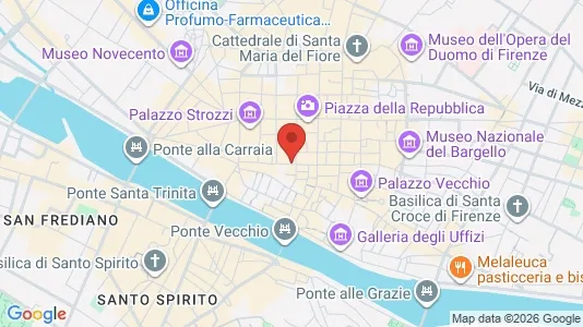 Apartments for rent i Florence - kort over placeringen