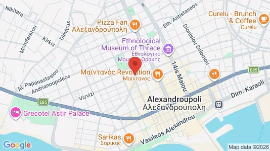 Apartments for rent i Alexandroupoli - kort over placeringen