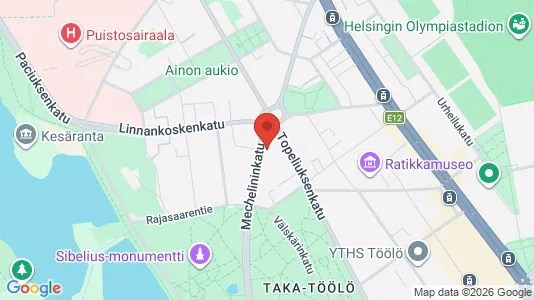 Apartments for rent i Helsinki Eteläinen - kort over placeringen