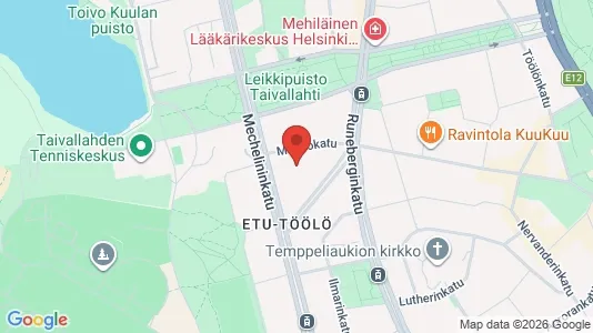 Apartments for rent i Helsinki Eteläinen - kort over placeringen