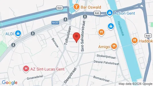 Apartments for rent i Stad Gent - kort over placeringen