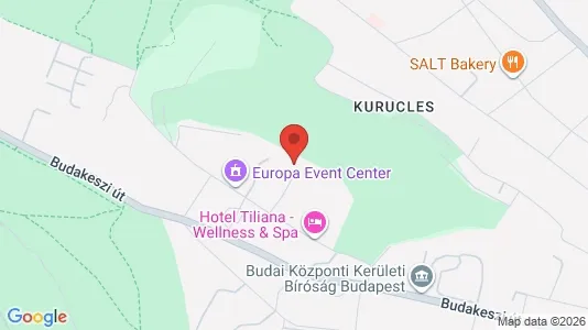 Apartments for rent i Budapest Rákosmente - kort over placeringen