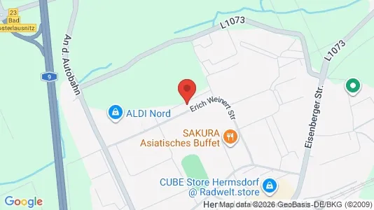 Apartments for rent i Saale-Holzland-Kreis - kort over placeringen