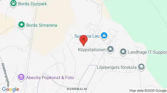 Apartments for rent i Borås - kort over placeringen