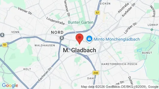 Rooms for rent i Mönchengladbach - kort over placeringen