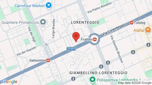 Rooms for rent i Milano Zona 6 - Barona, Lorenteggio - kort over placeringen