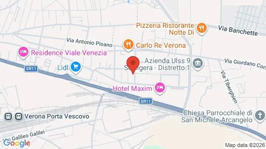 Rooms for rent i Verona - kort over placeringen