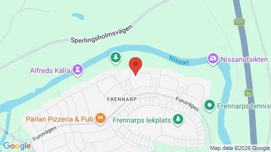 Apartments for rent i Halmstad - kort over placeringen