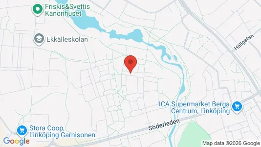 Apartments for rent i Linköping - kort over placeringen
