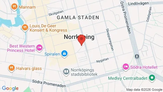Apartments for rent i Norrköping - kort over placeringen