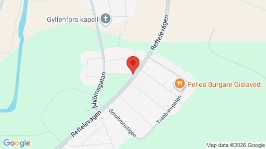 Apartments for rent i Gislaved - kort over placeringen