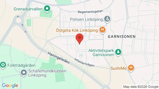 Apartments for rent i Linköping - kort over placeringen