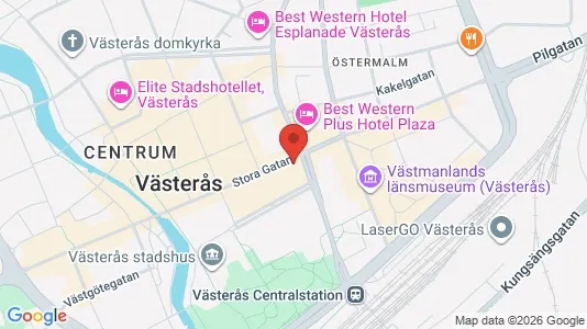 Apartments for rent i Västerås - kort over placeringen