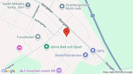 Apartments for rent i Skellefteå - kort over placeringen