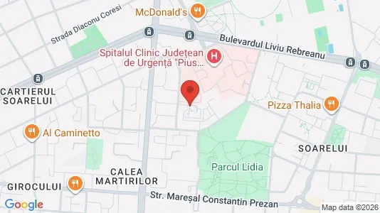 Apartments for rent i Ghiroda - kort over placeringen