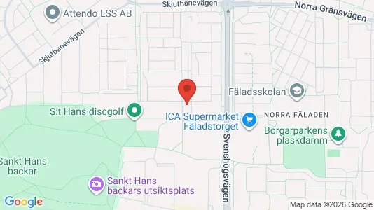 Apartments for rent i Lund - kort over placeringen