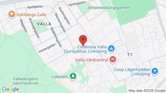 Apartments for rent i Linköping - kort over placeringen