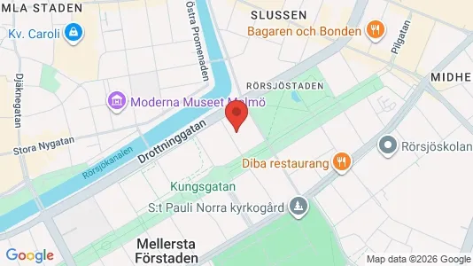 Apartments for rent i Malmö City - kort over placeringen