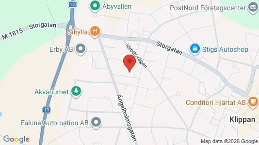 Apartments for rent i Klippan - kort over placeringen