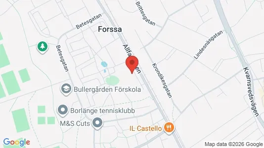 Apartments for rent i Borlänge - kort over placeringen