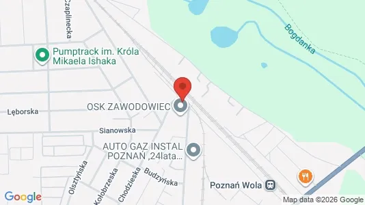 Apartments for rent i Poznań - kort over placeringen