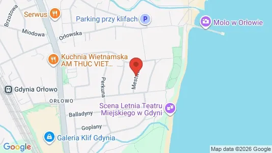 Apartments for rent i Gdynia - kort over placeringen