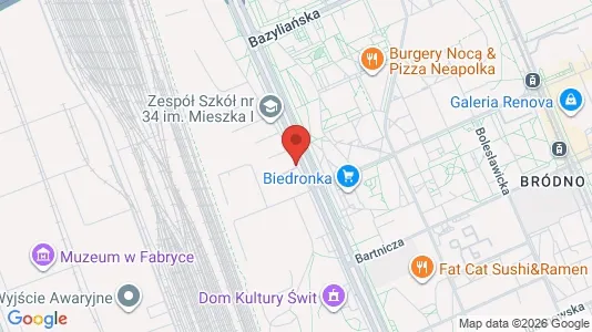 Apartments for rent i Warszawa Targówek - kort over placeringen