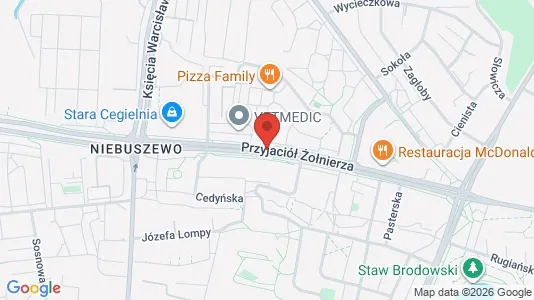 Apartments for rent i Szczecin - kort over placeringen