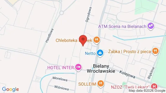 Apartments for rent i Wrocławski - kort over placeringen