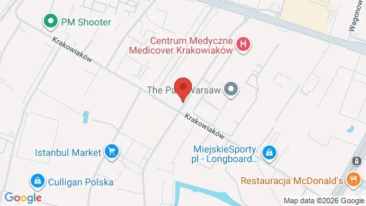 Apartments for rent i Warszawa Włochy - kort over placeringen