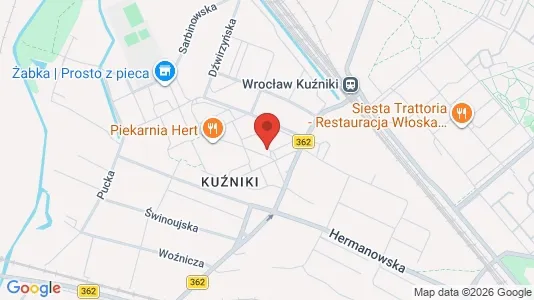 Apartments for rent i Wrocław - kort over placeringen