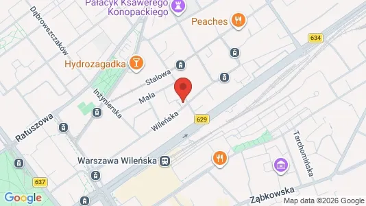 Apartments for rent i Warszawa Praga-Północ - kort over placeringen