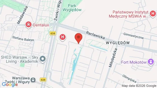 Apartments for rent i Warszawa Włochy - kort over placeringen