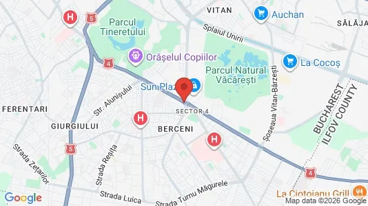 Apartments for rent i Bucharest - Sectorul 4 - kort over placeringen