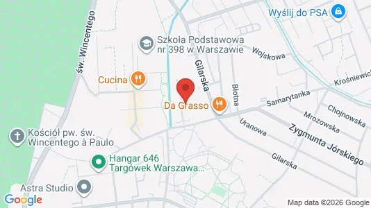 Apartments for rent i Warszawa Targówek - kort over placeringen