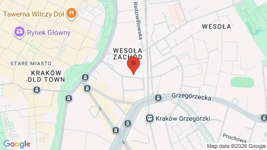 Apartments for rent i Nowosądecki - kort over placeringen