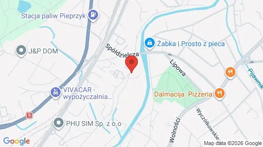 Apartments for rent i Jelenia góra - kort over placeringen
