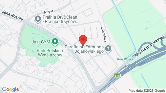 Apartments for rent i Warszawa Ursynów - kort over placeringen