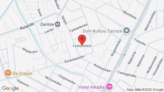 Apartments for rent i Warszawa Targówek - kort over placeringen