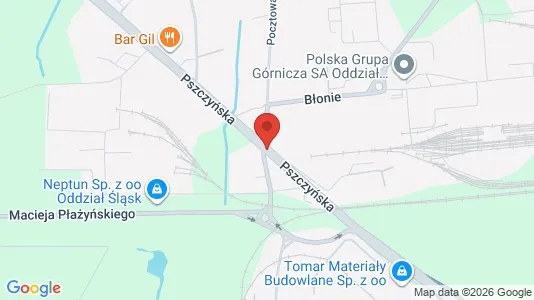 Apartments for rent i Gliwice - kort over placeringen